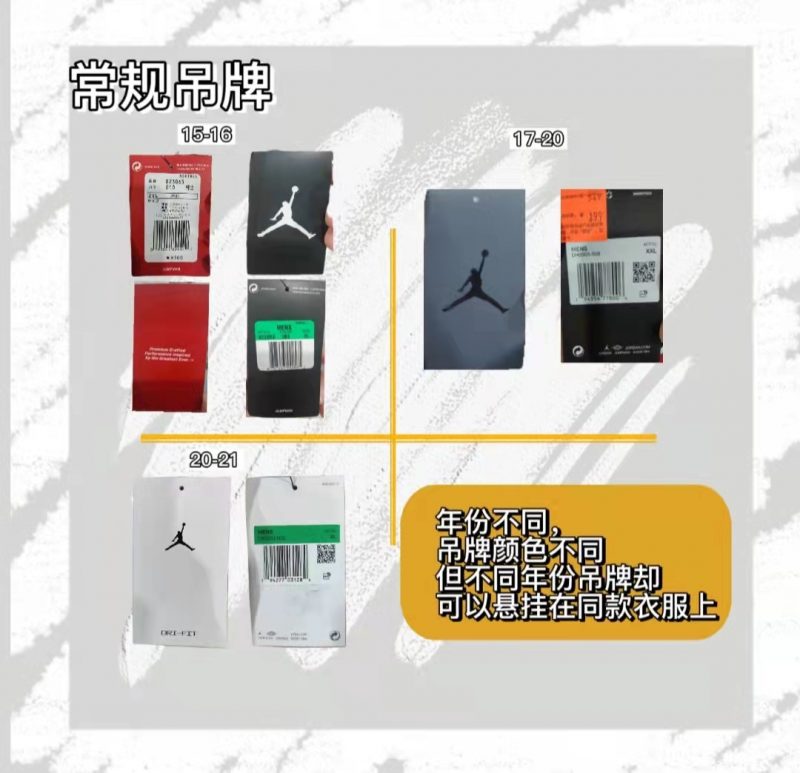 AJ服装三标知识科普